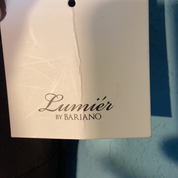 Lumier by Bariano size M black wide leg high neck - Picture 6 of 10